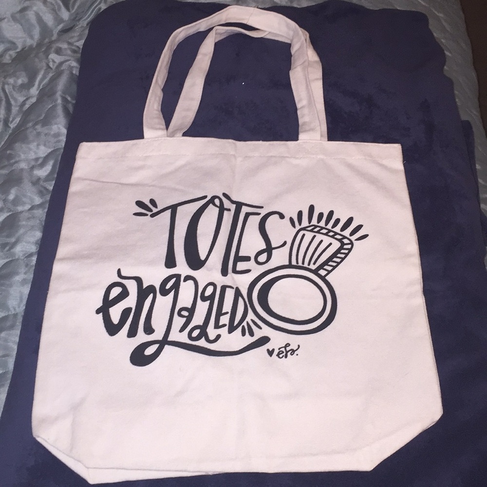 Brand New Canvas Tote Totes Engaged 💍